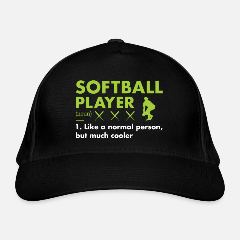 Sport Player Definition Softball Organic Baseball Cap