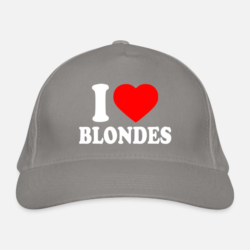 I love blondes Organic Baseball Cap