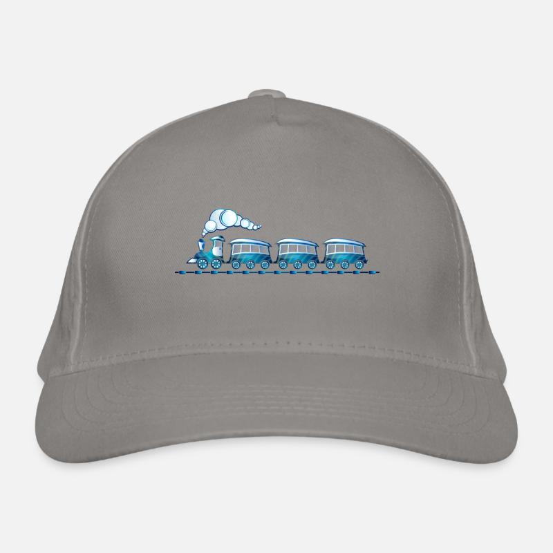 Zug Eisenbahn Spielzeugzug Bio-Baseballkappe