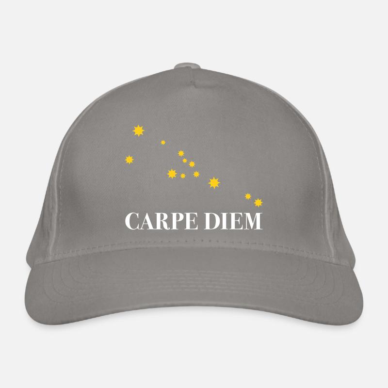 Carpe Diem use the day constellation Taurus horoscope Organic Baseball Cap