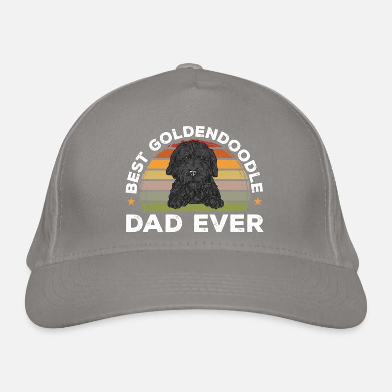 Black Goldendoodle Doodle Dog Organic Baseball Cap