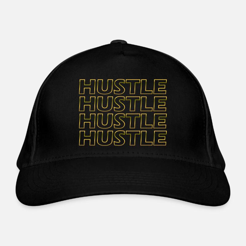 Hustle Hustle Hustle Hustle Bordure Casquette classique bio