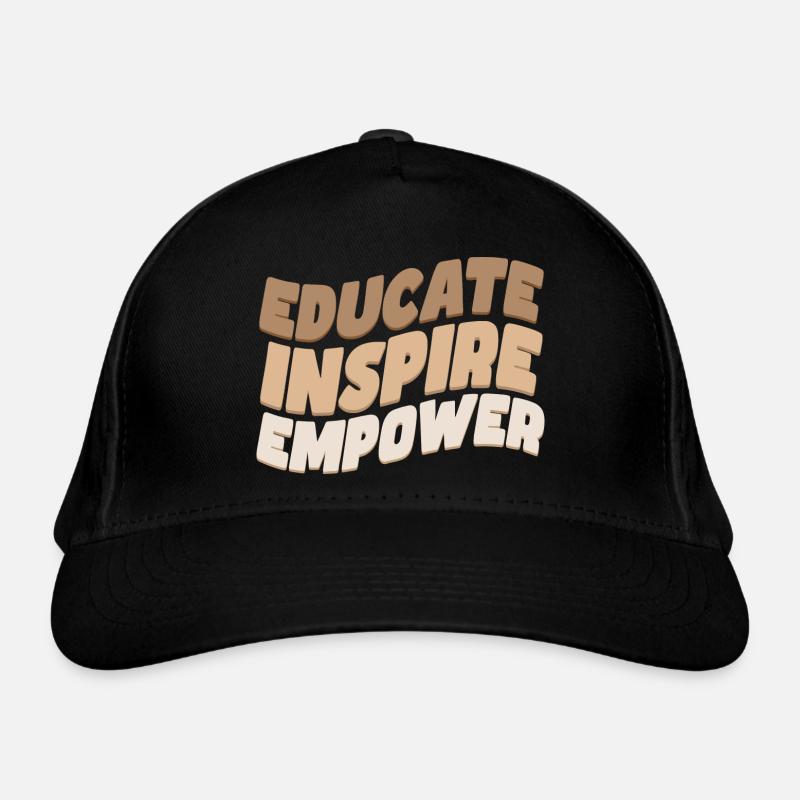 Éduquer Inspirer Responsabiliser Casquette classique bio