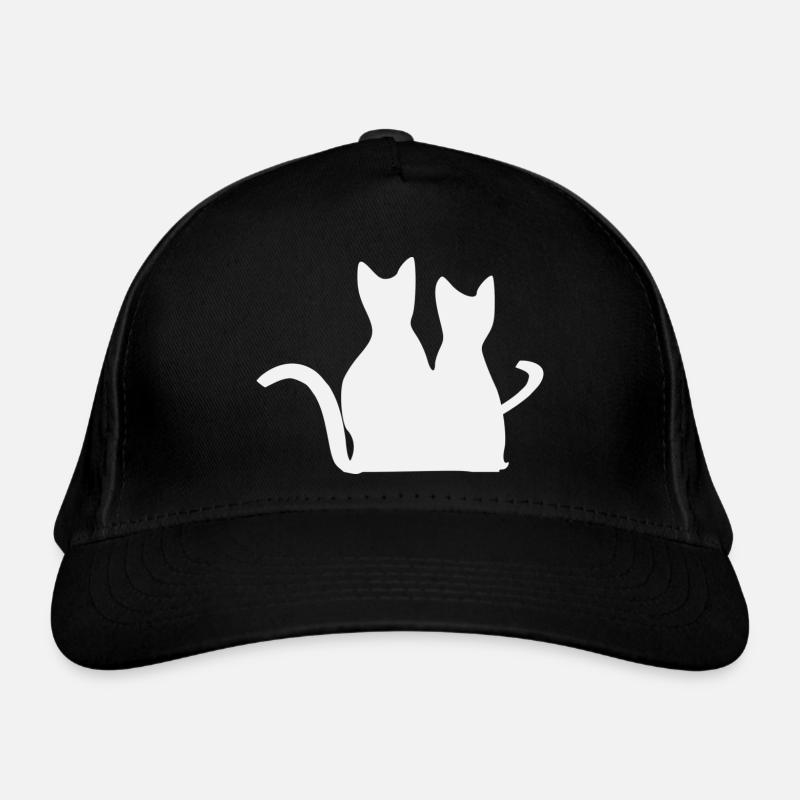 Kat venskab - Øko-baseballcap - sort