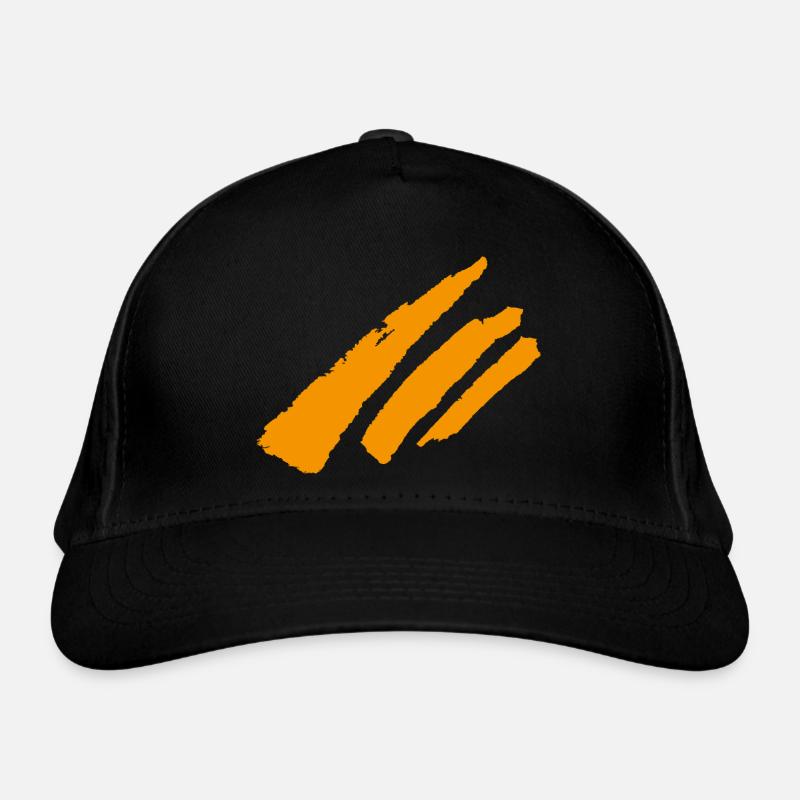 Stripe decoration Organic Baseball Cap