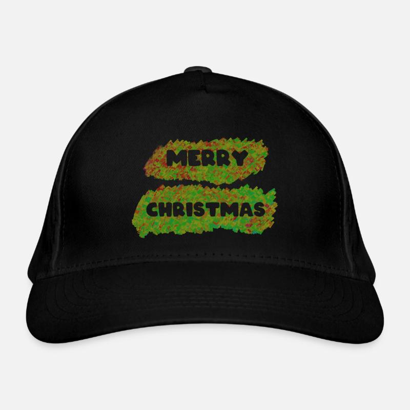 Merry Christmas Organic Baseball Cap