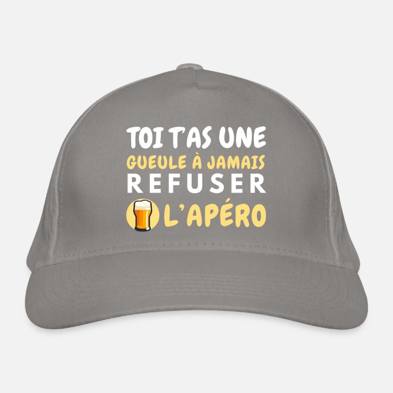 Refuser l'apéro Casquette classique bio