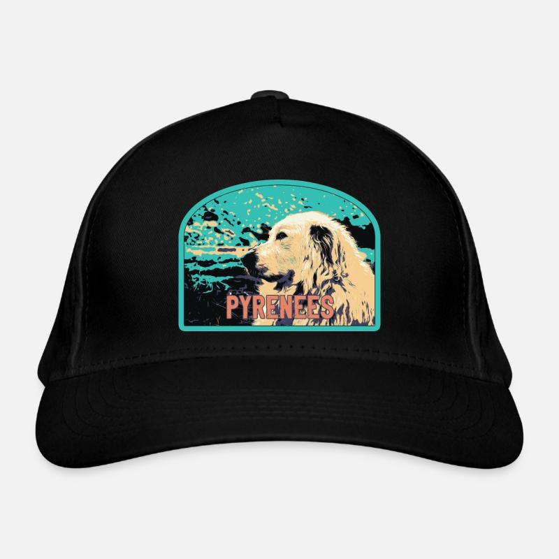 Pyrenäen-Schäferhund-Aufnäher: Berggefährte Bio-Baseballkappe
