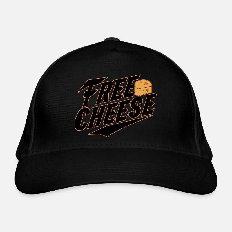Kostenloser Käse Bio-Baseballkappe