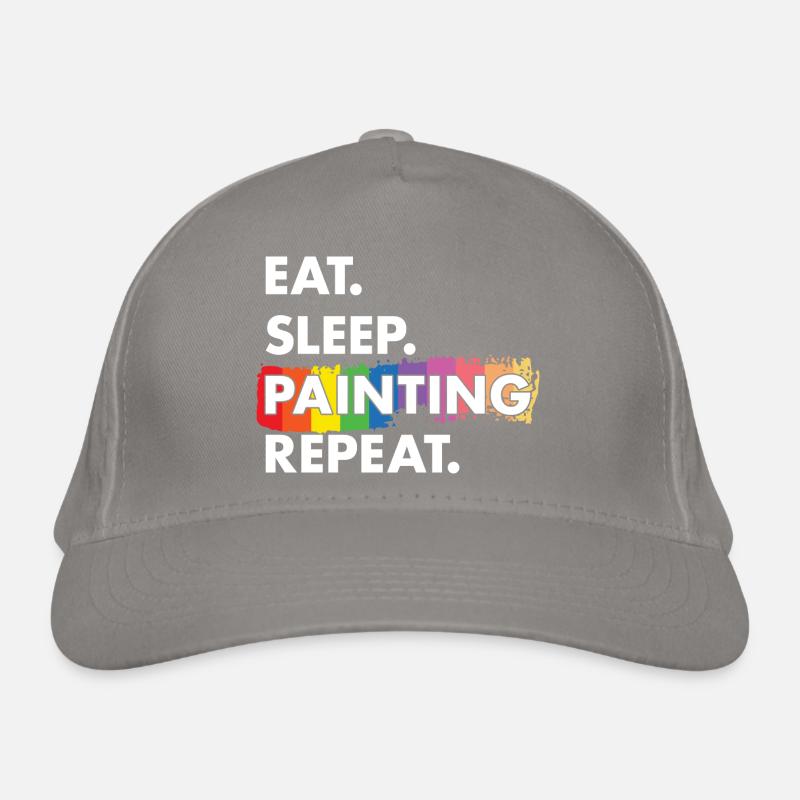 Painter Eat Sleep Painting Bio-Baseballkappe