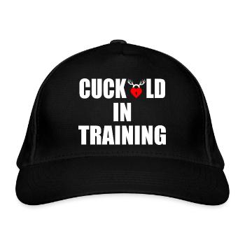 cuckold in training - Bio-Baseballkappe - Schwarz - Vorne