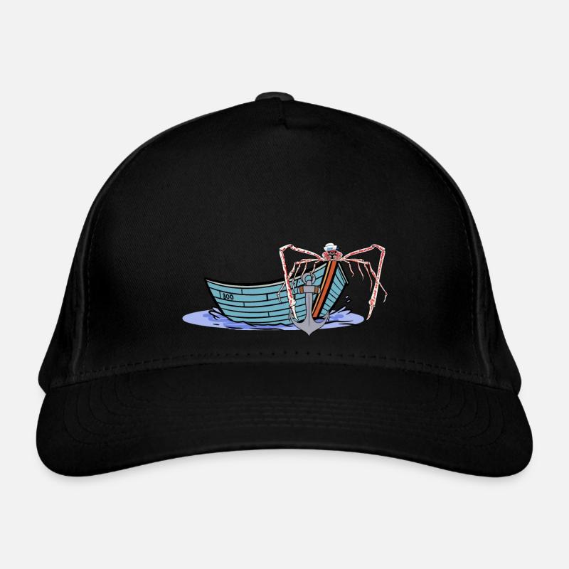 maritim Matrose Boot Seemann Moin Ahoi Krabbe Bio-Baseballkappe