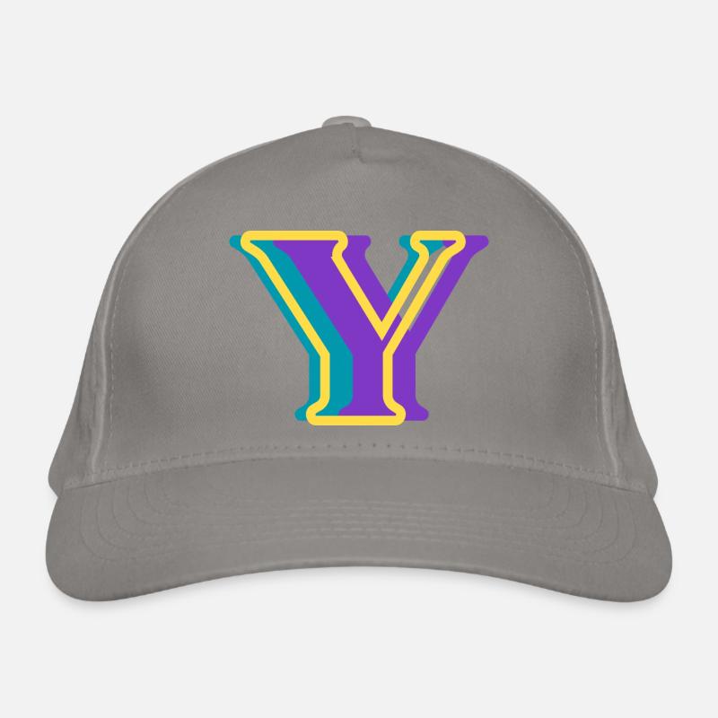 Multicolored letter y Organic Baseball Cap