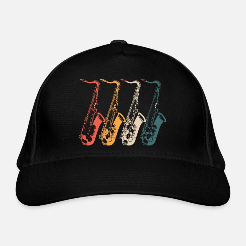 Sax saxophone saxophone Organic Baseball Cap