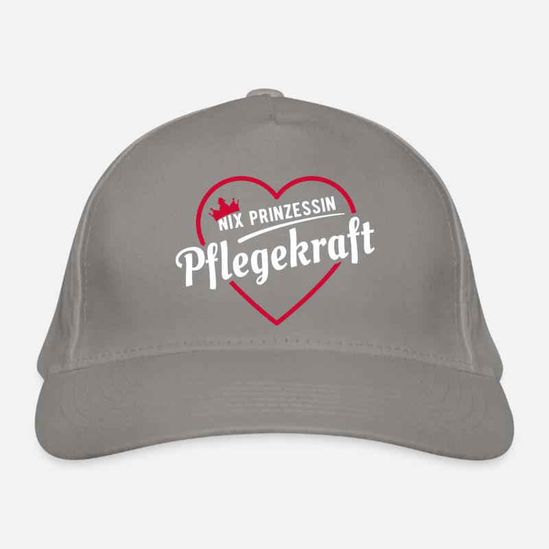 Nix Prinzessin - Pflegekraft - Geschenk Bio-Baseballkappe