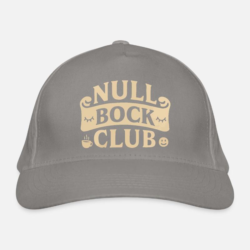 Null Bock Club – Déclaration drôle Casquette classique bio