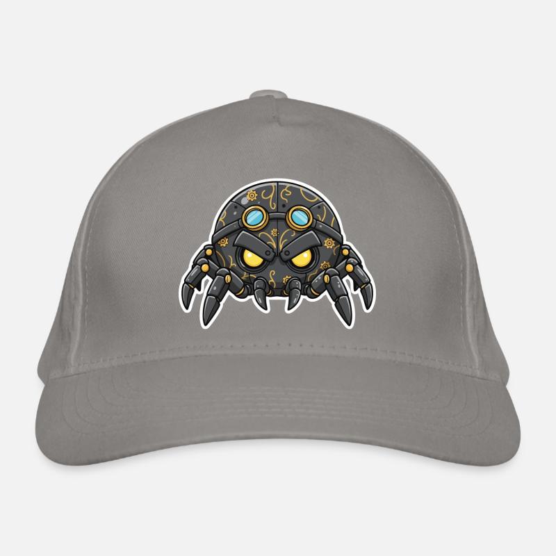 Tarantula Sentinel Steampunk Mechanical Black Organic Baseball Cap