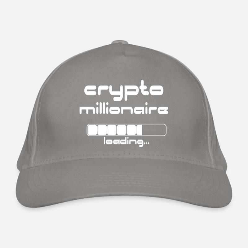 Crypto Millionaire Loading Funny Bitcoin ETH Bio-Baseballkappe