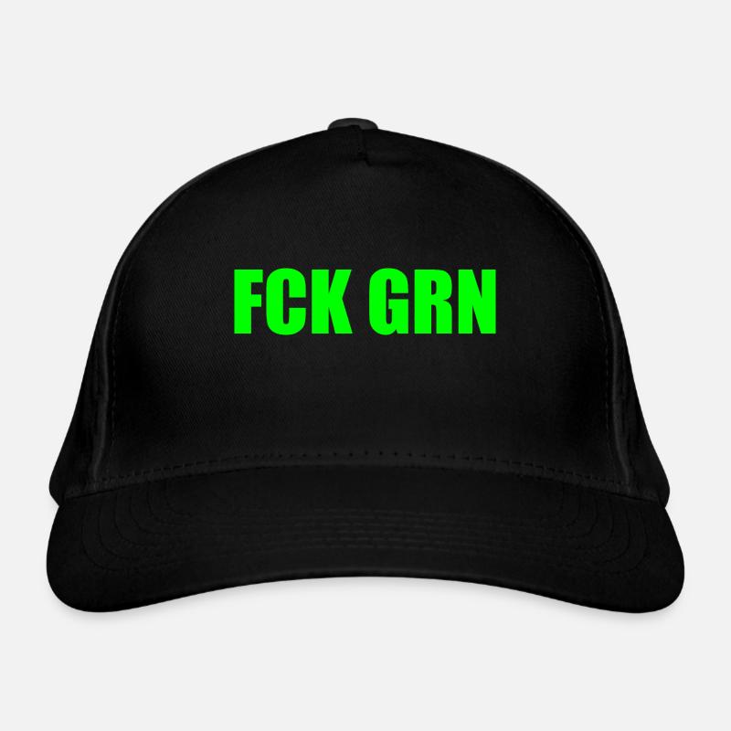 Fck grn Bio-Baseballkappe