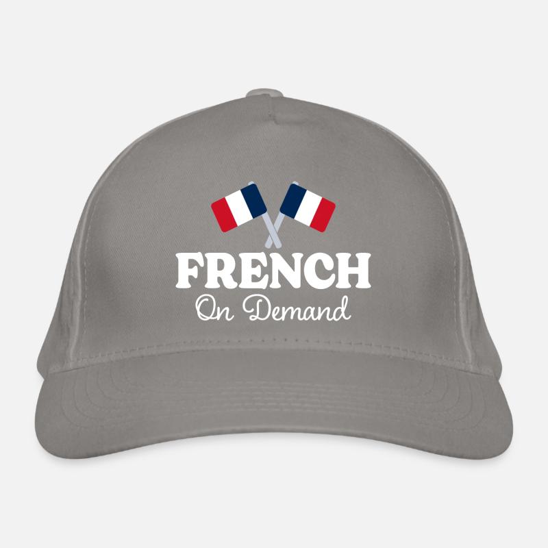 French on request French interpreter Organic Baseball Cap