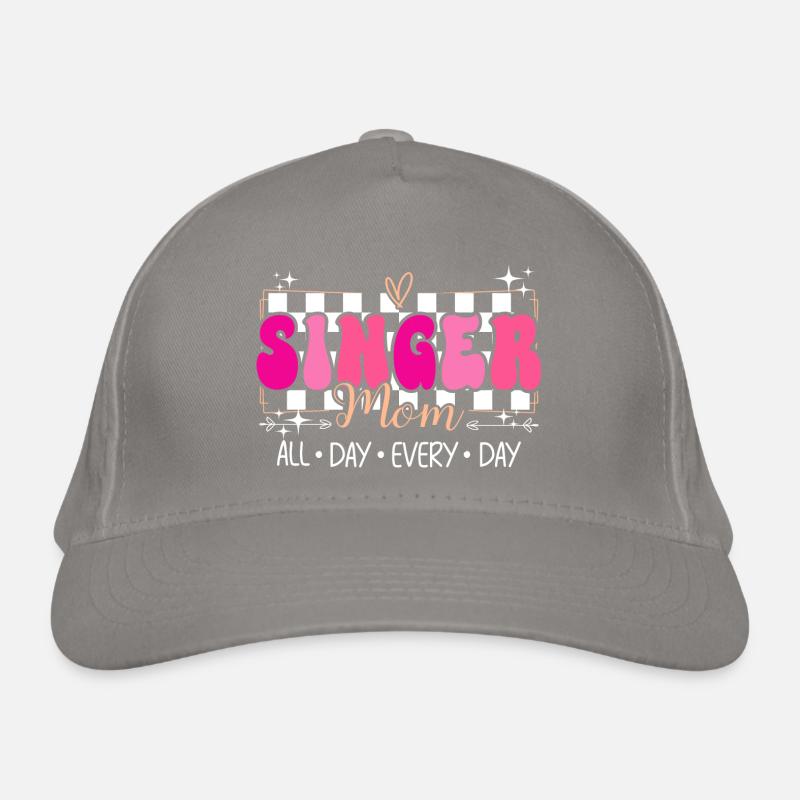 Chant Musicienne Maman Chanteuse Casquette classique bio