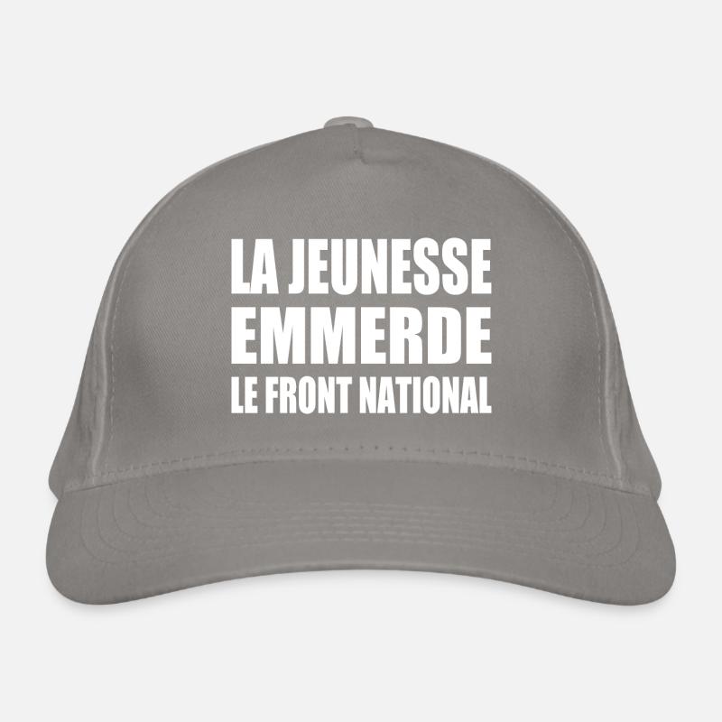 la jeunesse emmerde le front national Casquette classique bio