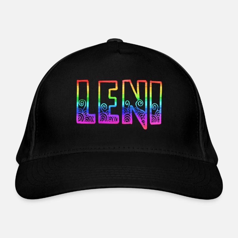 leni rs regenbogen Bio-Baseballkappe