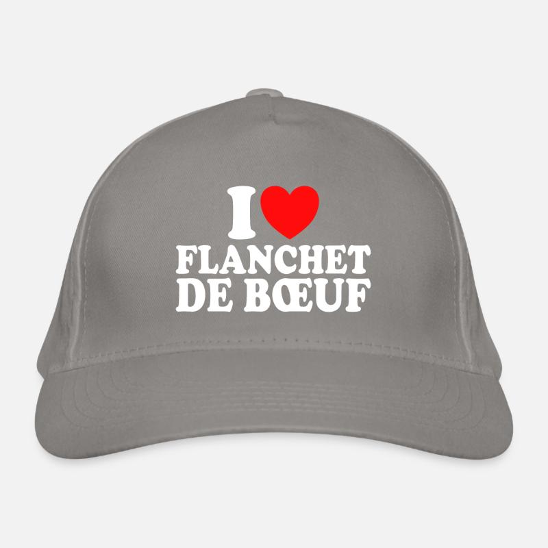 Boucher I Love Flanchet De Boeuf Casquette classique bio
