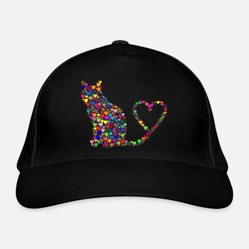 coeurs herzchen I coeur vous aime Je te aime U24 Casquette classique bio
