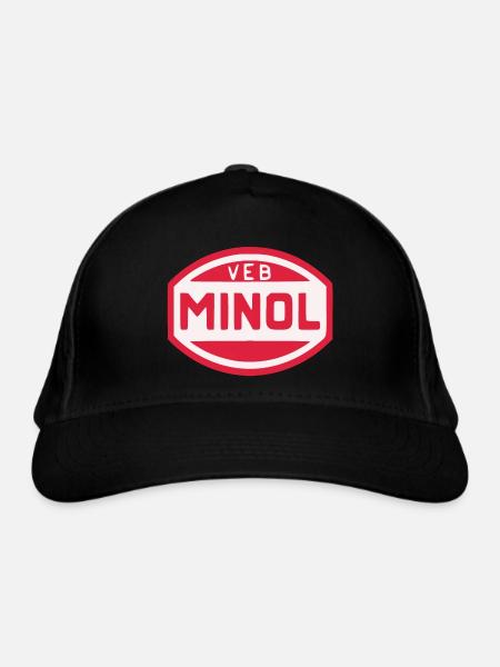 VEB Minol - Bio-Baseballkappe - Schwarz