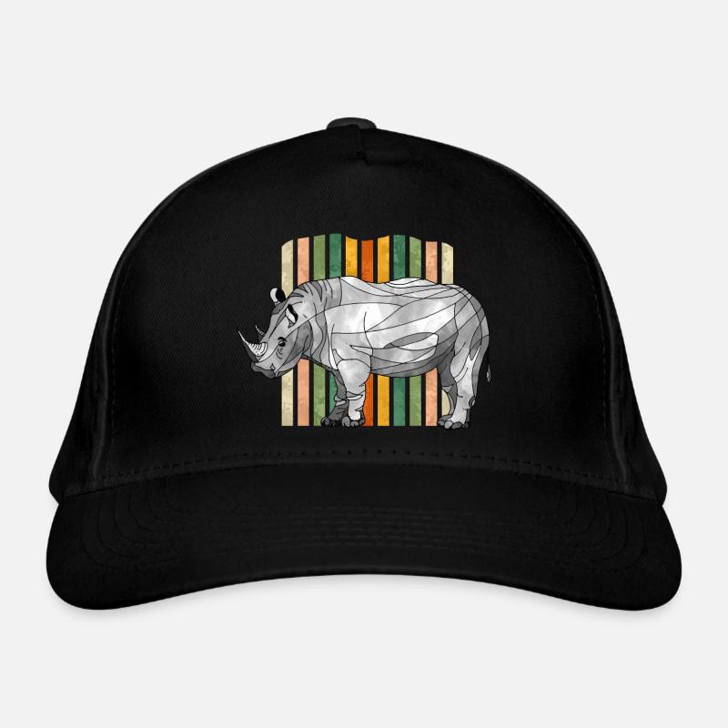 Nashorn Bio-Baseballkappe