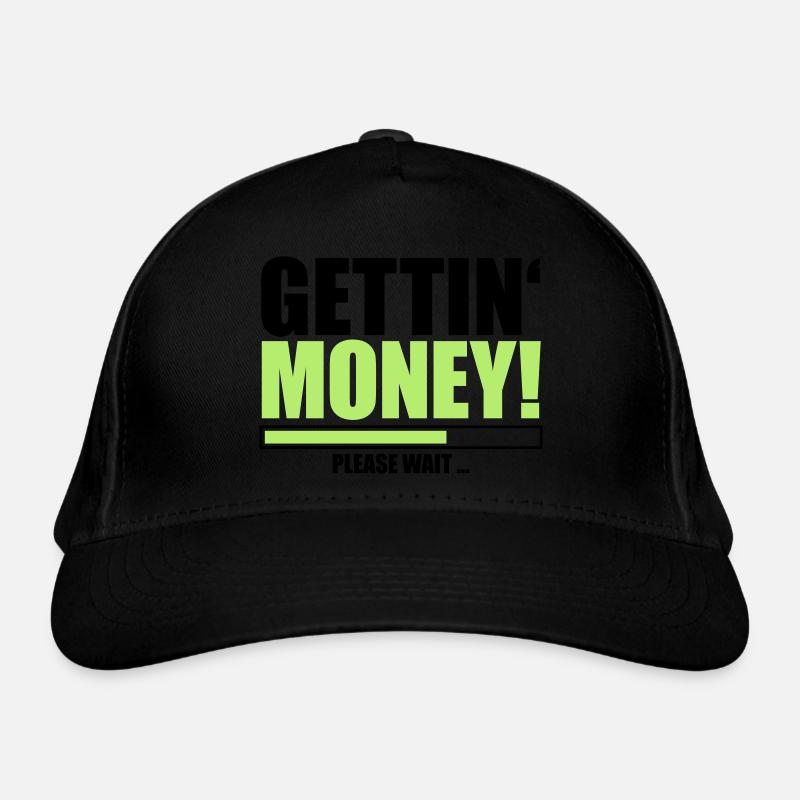 loading please weit lade ladebalken buendel geldsc Bio-Baseballkappe