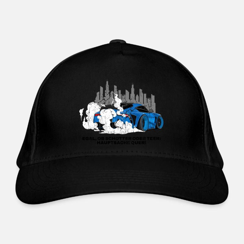 Hauptsache Quer Bio-Baseballkappe
