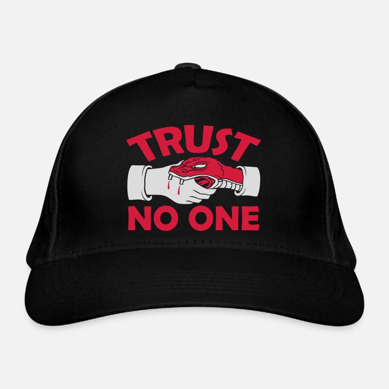 ne faites confiance à personne pour ne citer Casquette classique bio