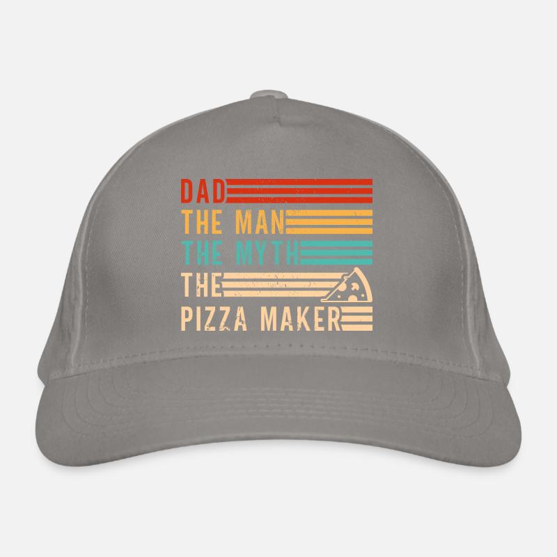Pizzabäcker Pizzaliebhaber Pizza Geschenk Bio-Baseballkappe