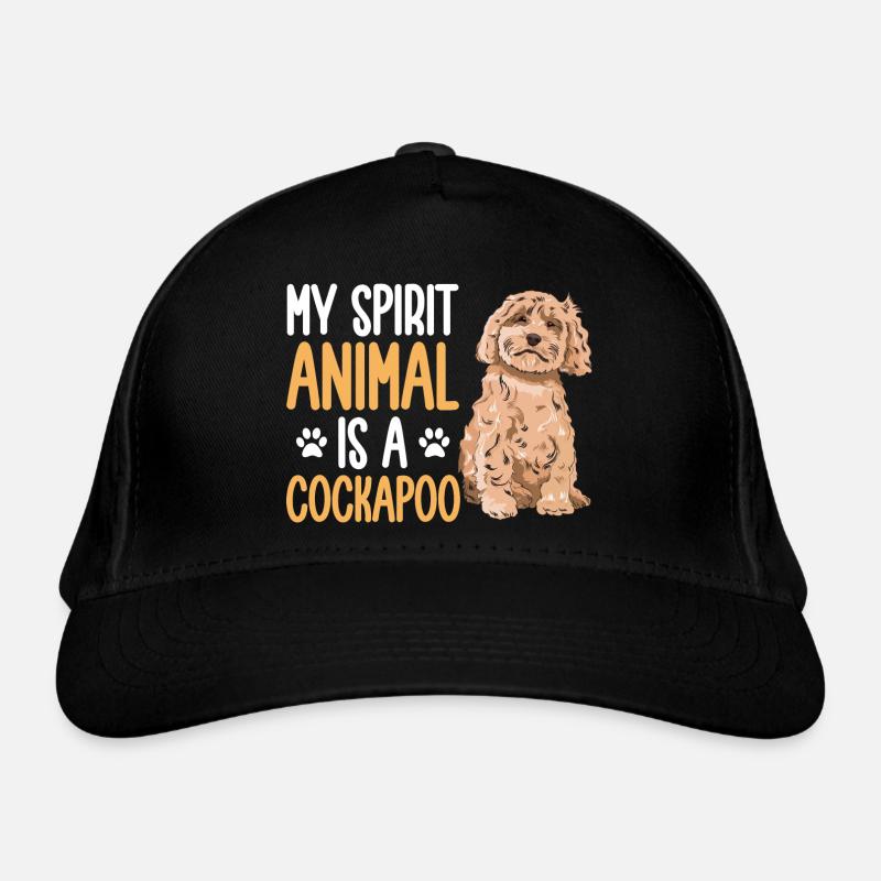 Cockapoo Hund Bio-Baseballkappe