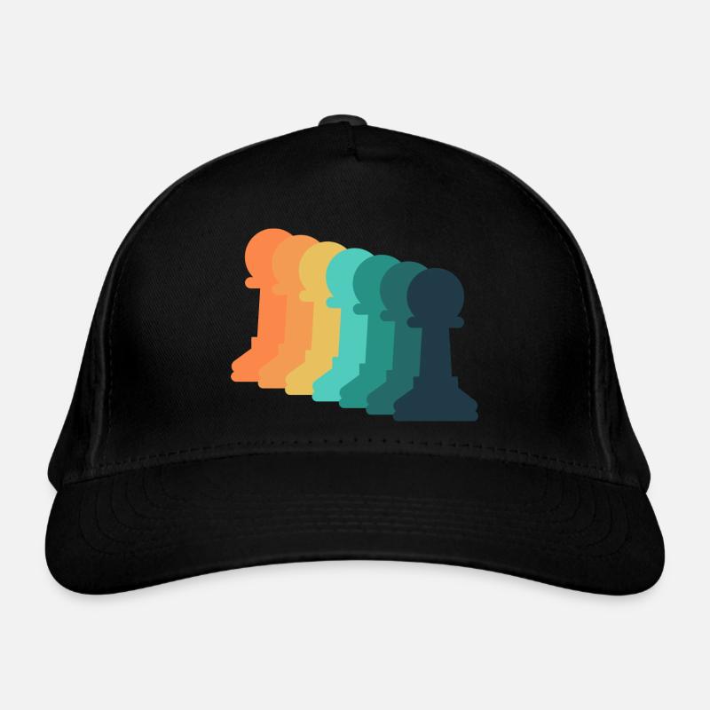 Vintage Game Chess Organic Baseball Cap