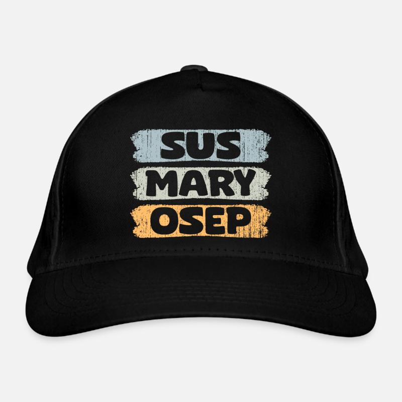 Vintage Sus Mary Osep Pinoy Expression For Bio-Baseballkappe