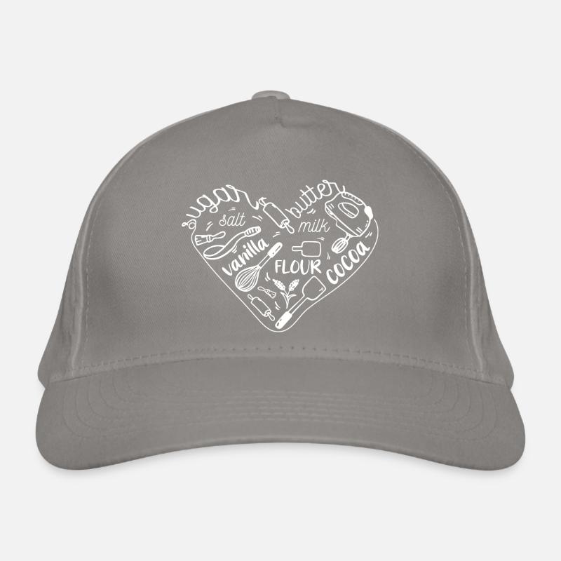 Heart for Baking Organic Baseball Cap