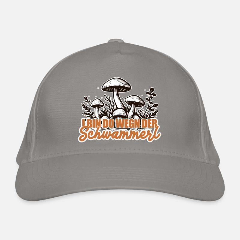 Pilze Pilzsammler Spruch Bio-Baseballkappe