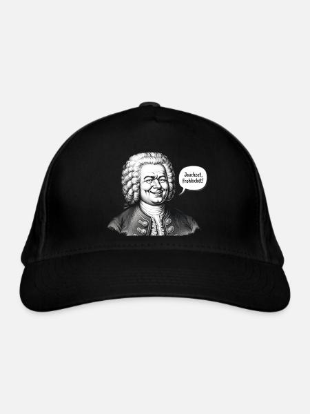 Johann Sebastian Bach - Bio-Baseballkappe - Schwarz