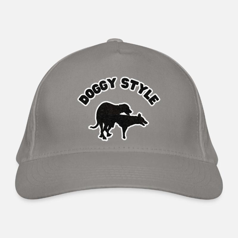 Doggy Style Black Grunge Bio-Baseballkappe