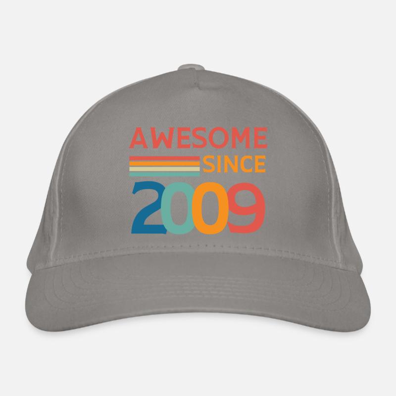 Awesome since 2009 Casquette classique bio