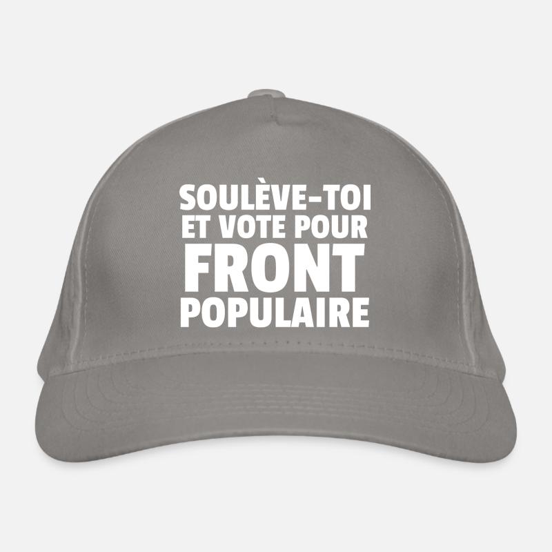 Front populaire - élections législatives 2024 Casquette classique bio