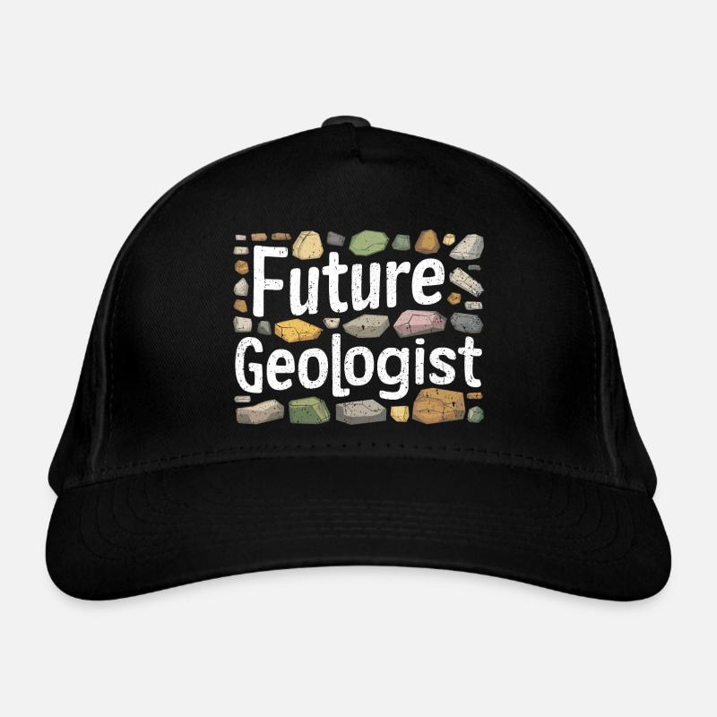 Werdegang als Future Geologist - Bio-Baseballkappe - Schwarz