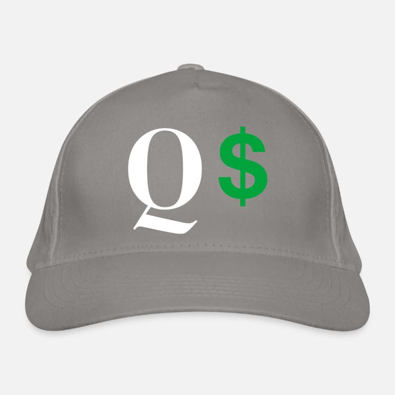 Buchstabe q dollar Bio-Baseballkappe