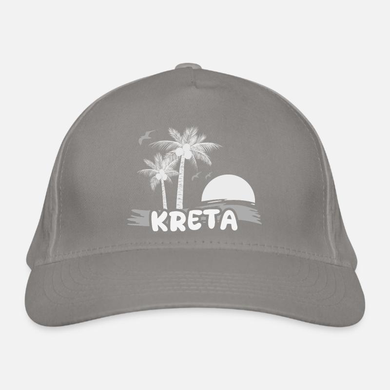 Crete Beach Organic Baseball Cap