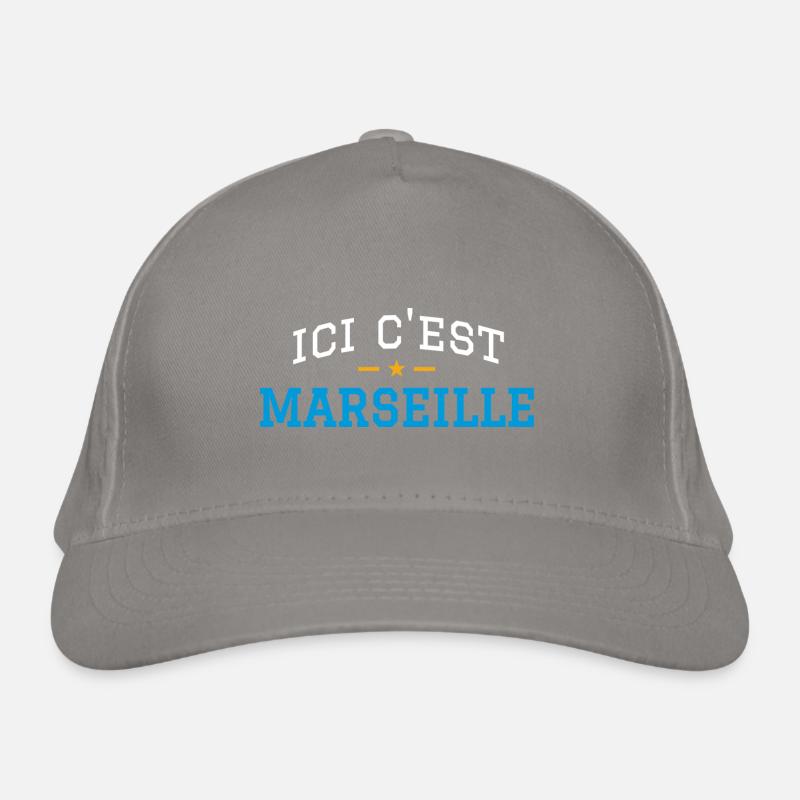 Ici c'est Marseille Casquette classique bio