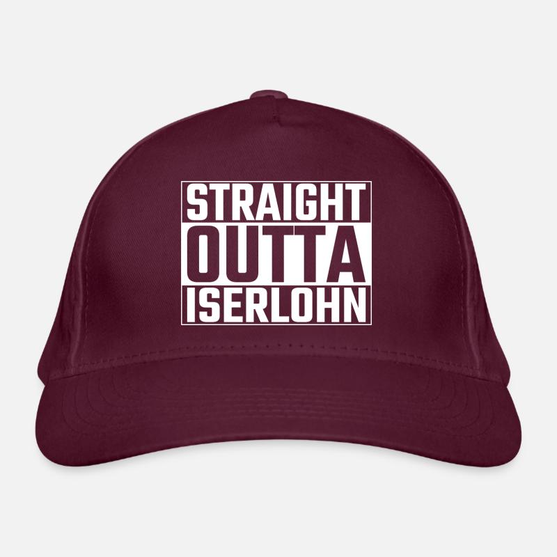 Straight Outta Iserlohn Iserlohner Ruhr Casquette classique bio