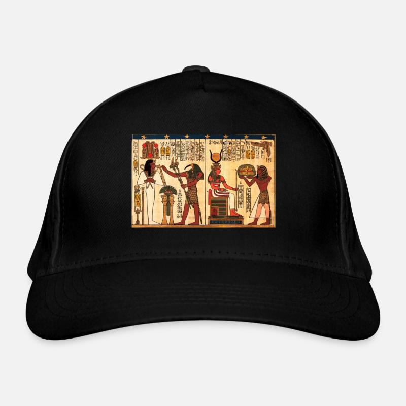 Ancient Egyptian Hiroglyphs Organic Baseball Cap